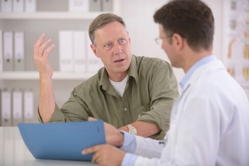Often, patients only learn about the presence of chronic prostatitis when they visit their doctor.