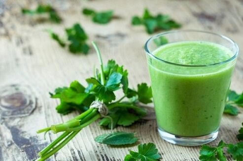 Parsley juice can restore urinary disturbances caused by prostatitis