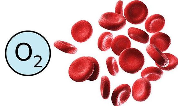 Oxygen in the blood during intercourse with prostatitis